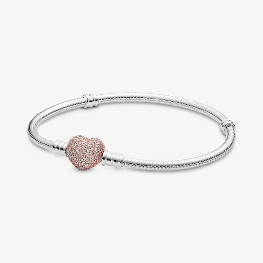 Bracelet Cœur Scintillant