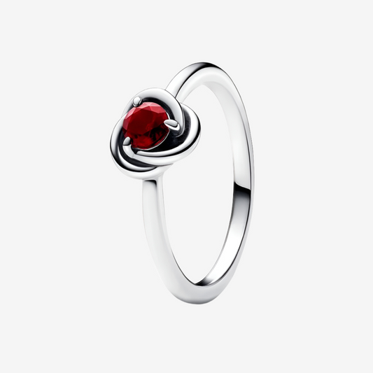 Bague de pierre de naissance de janvier