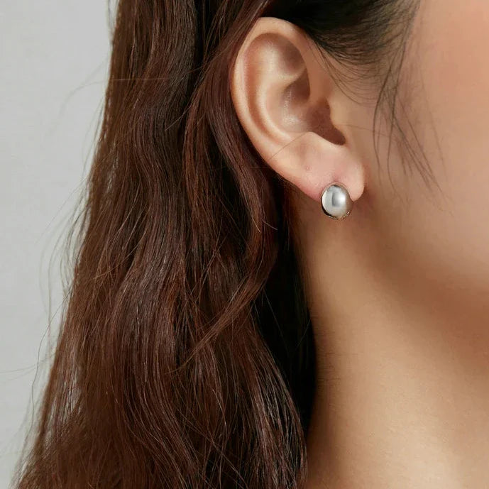 Boucles d'oreilles créoles auréolées brillantes