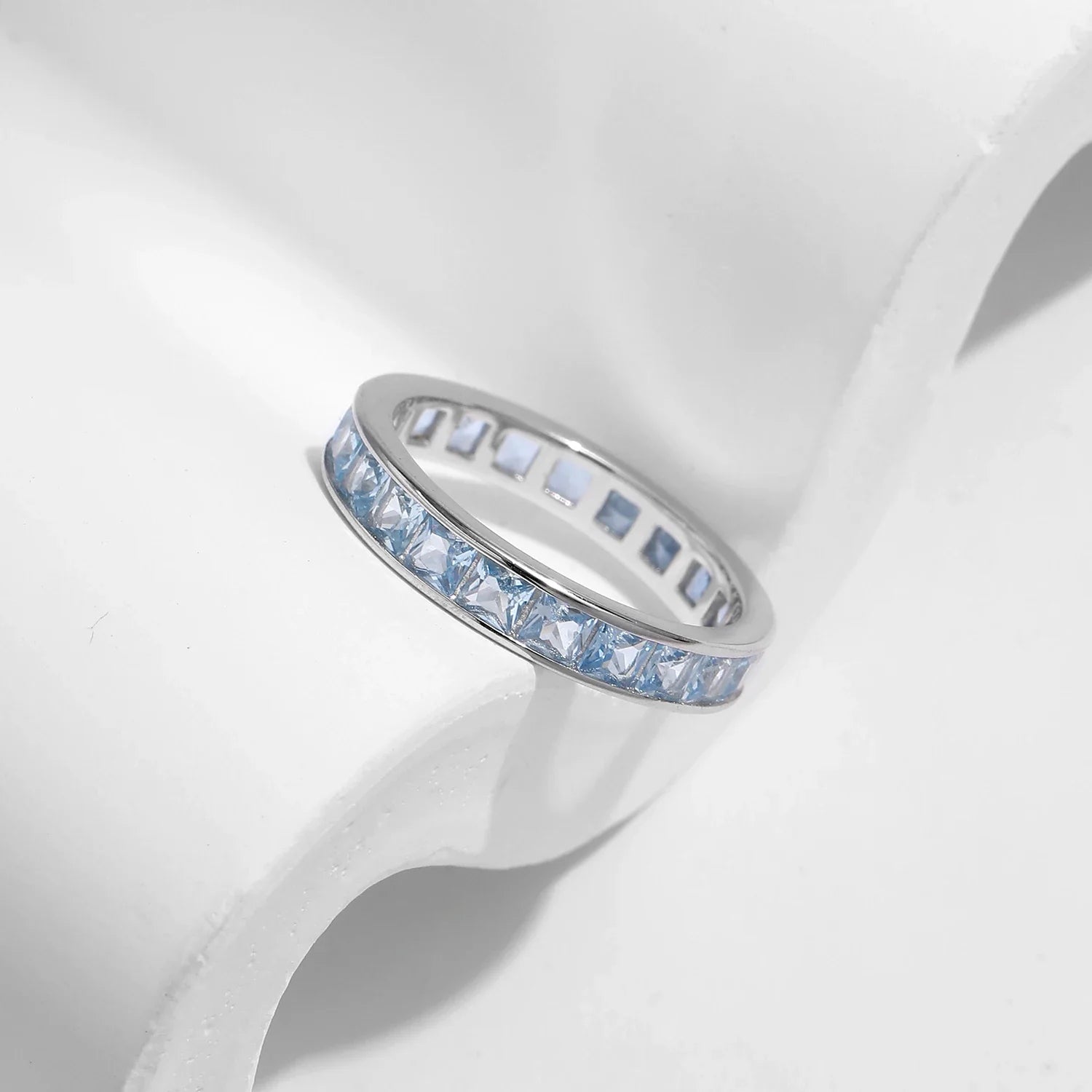 Bague Étreinte Bleue