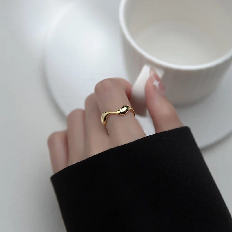 Bague Courbe Organique