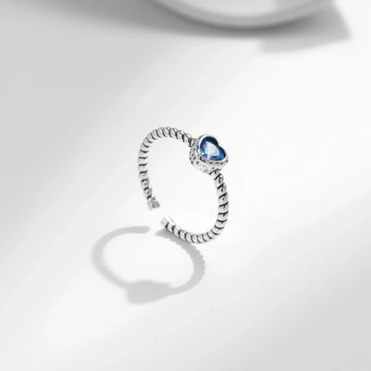 Bague Cœur Éternel Océan