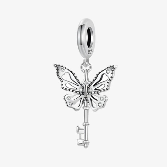 Breloque papillon pour clé