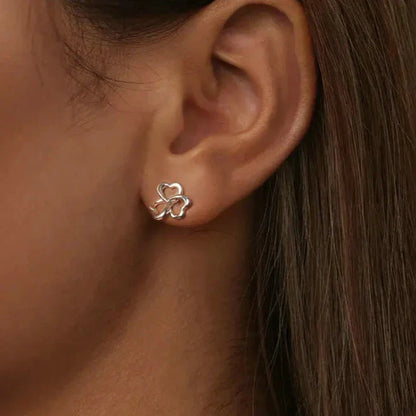 Clous d'oreilles Cœur Trèfle