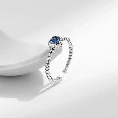 Bague Cœur Éternel Océan