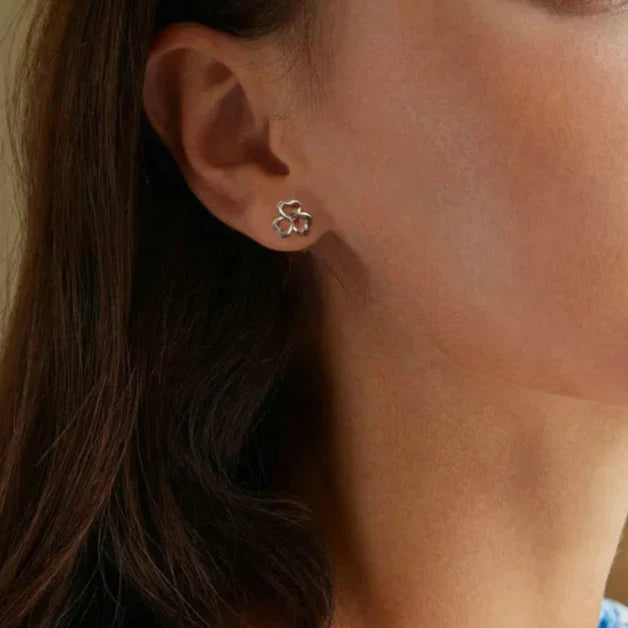 Clous d'oreilles Cœur Trèfle