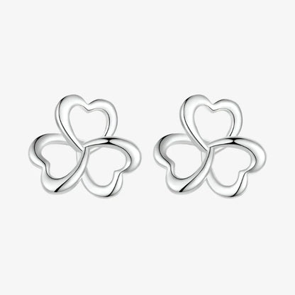 Clous d'oreilles Cœur Trèfle