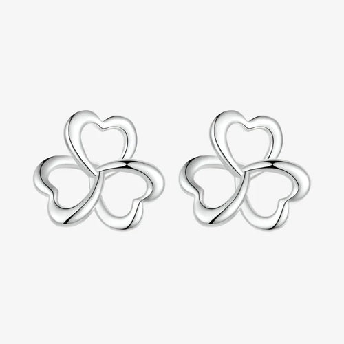 Clous d'oreilles Cœur Trèfle