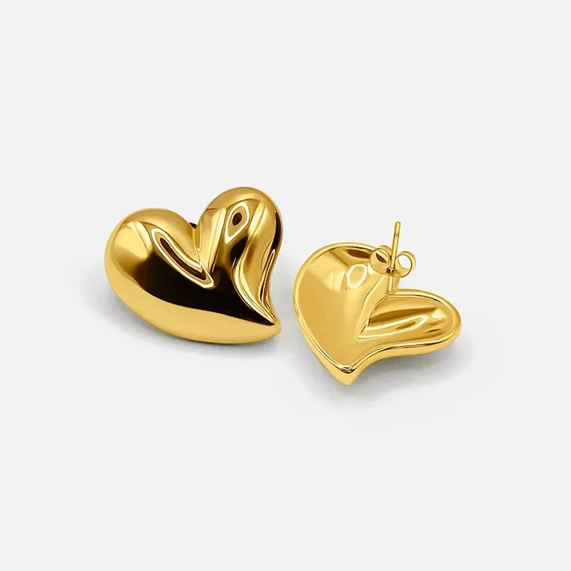 Boucles d'oreilles clous en or « Lover’s »