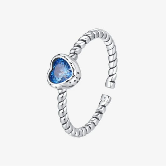 Bague Cœur Éternel Océan