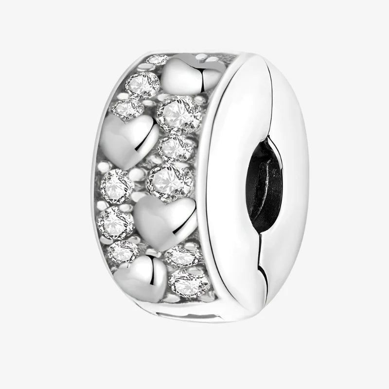 Heart Sparkle Spacer Charm