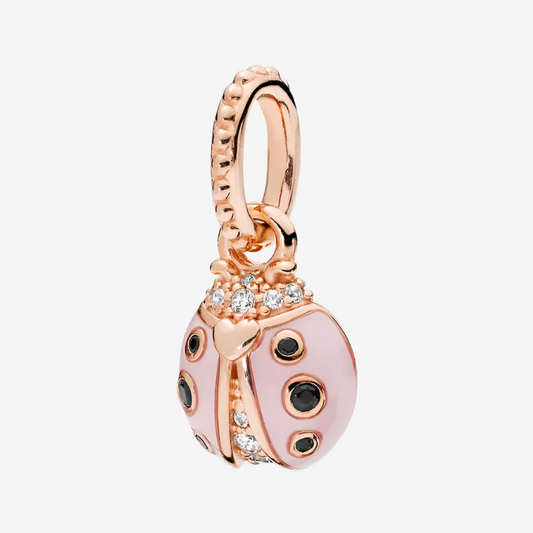 Breloque coccinelle porte-bonheur