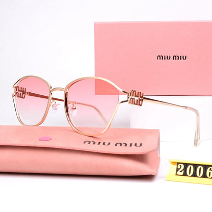Luxury Brand Oval Sunglasses for Women