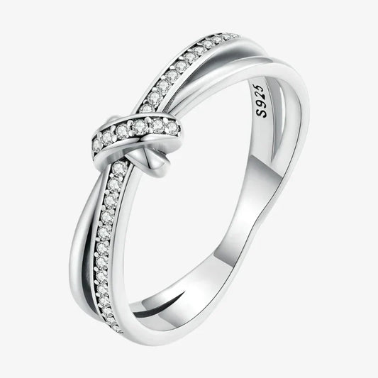 Anne Knot Two-Row Ring